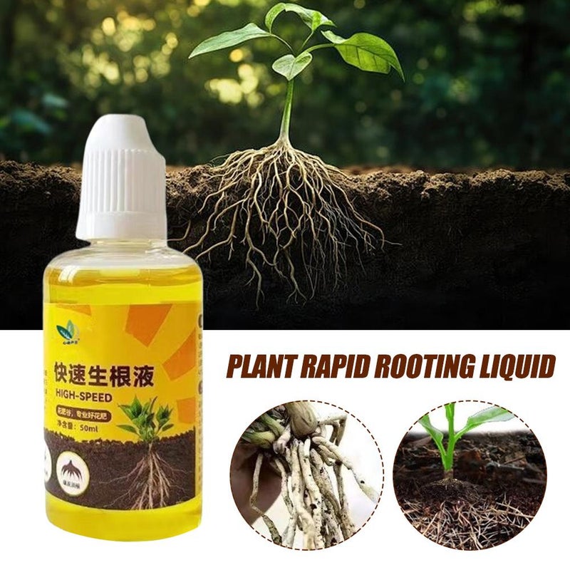 Plant Root Stimulator,50ml Fast-Acting Root Stimulator,Root Growth Enhancer, Cutting Rooting Stimulator Rapid Rooting Agent,Fits for Most Home, Garden and Greenhouse Varieties - Image 3